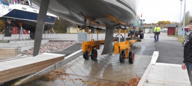 Båtbottentvätt inför Höstkroken onsdag kväll 7/9