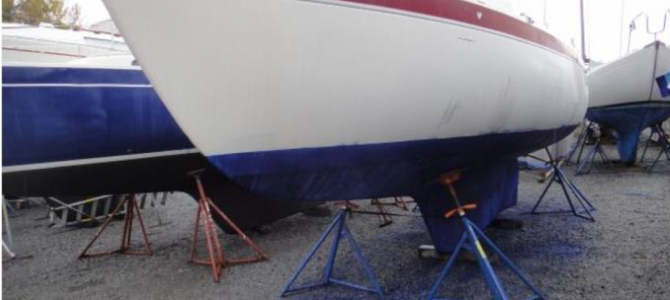 Skärpta ordningsregler gällande slipning av båtbotten